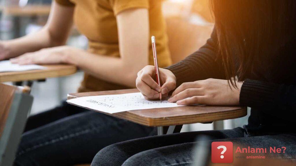 YKS Sınavı - www.anlamine.com.tr